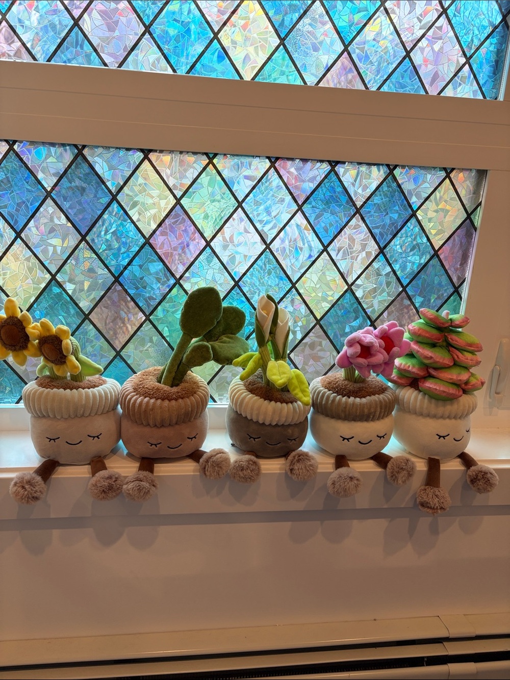 Set of 5 Plush Plants